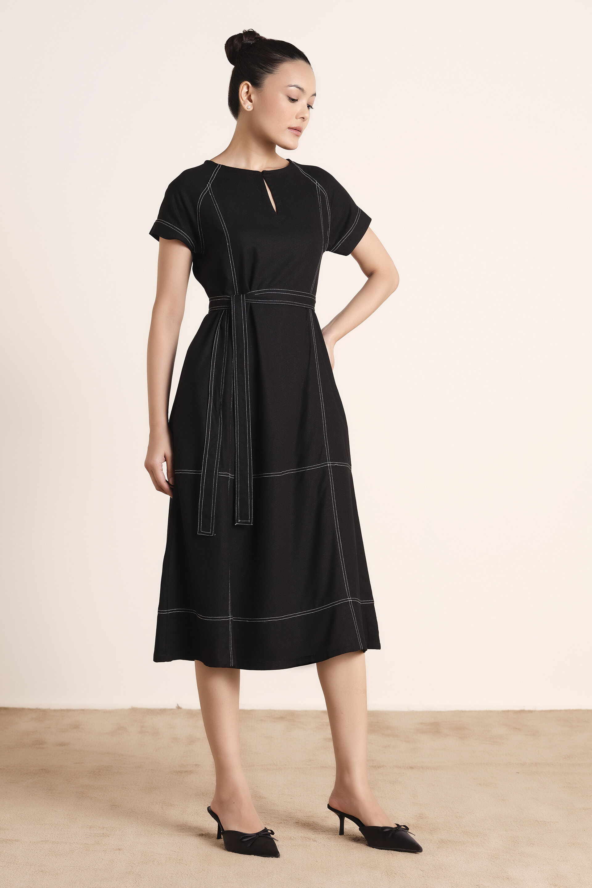 The Classic Black Dress, Black, image 3